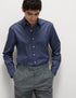 Marks & Spencer "Pure Cotton Striped Oxford Shirt"